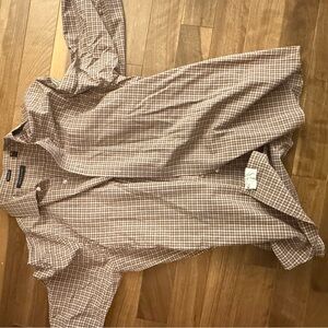Tommy Hilfiger Brown Plaid Shirt